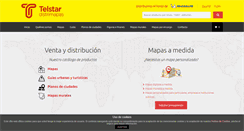 Desktop Screenshot of distrimapas-telstar.es