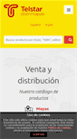 Mobile Screenshot of distrimapas-telstar.es