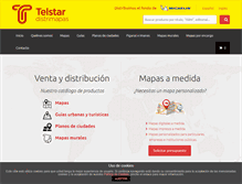 Tablet Screenshot of distrimapas-telstar.es